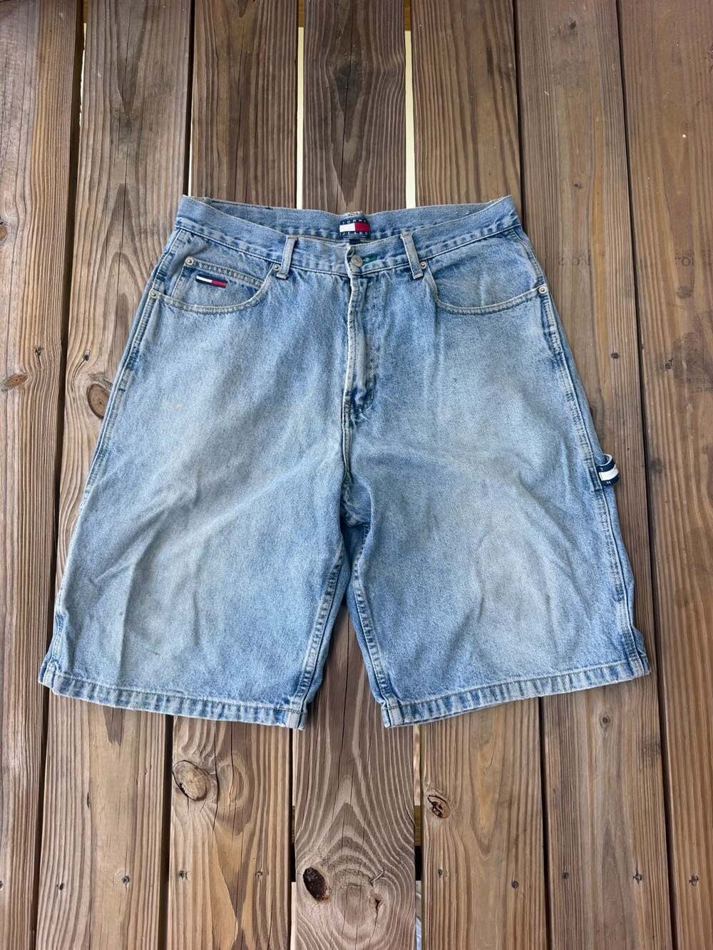 Tommy Jeans Carpenter Denim Shorts Blue